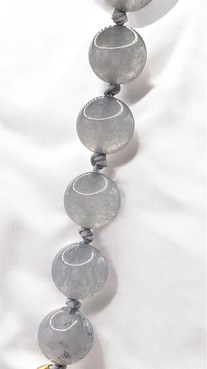 Kette Gray Chalcedon Pearl AMM