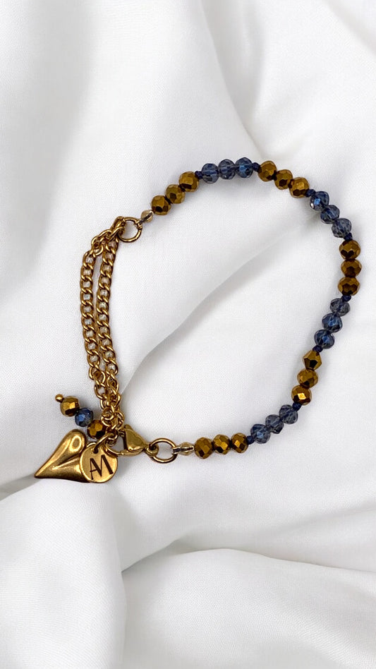 Armband Litte Blue Heart AMM