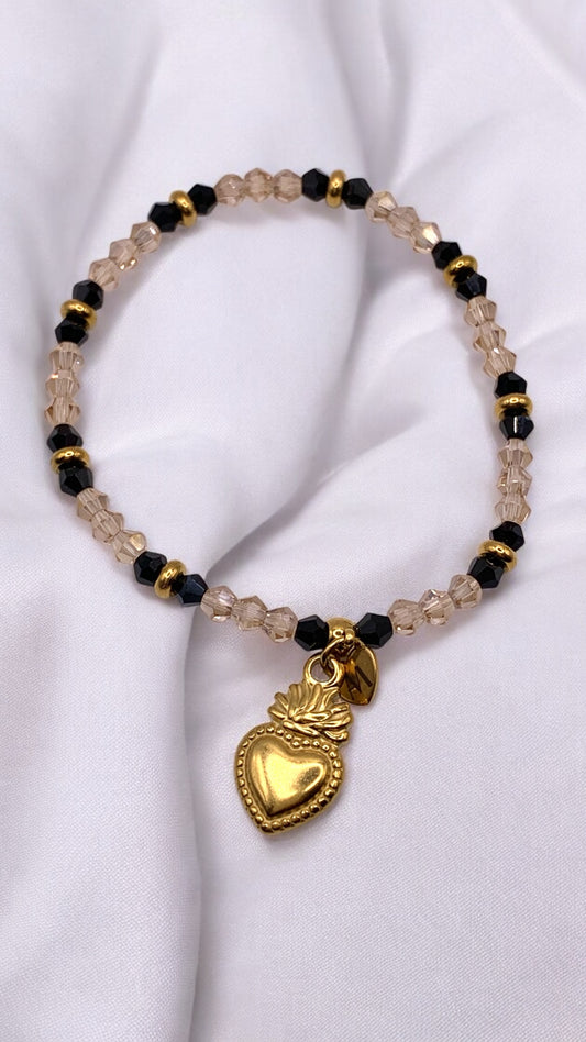 Armband Little Beige and Black AMM