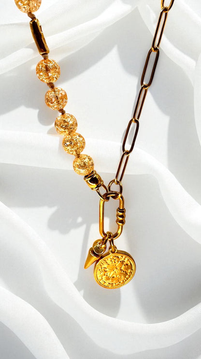 Kette Champagner Quarz AMA