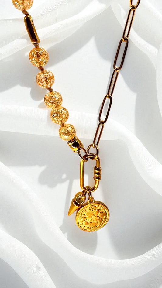 Kette Champagner Quarz AMA
