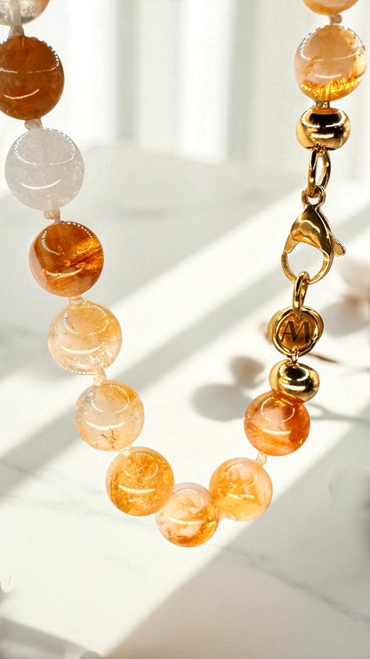 Kette Pearl-Citrin Eye AMA