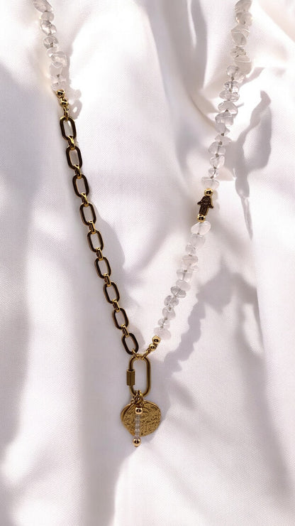 Kette Rock Crystal Hand AMM