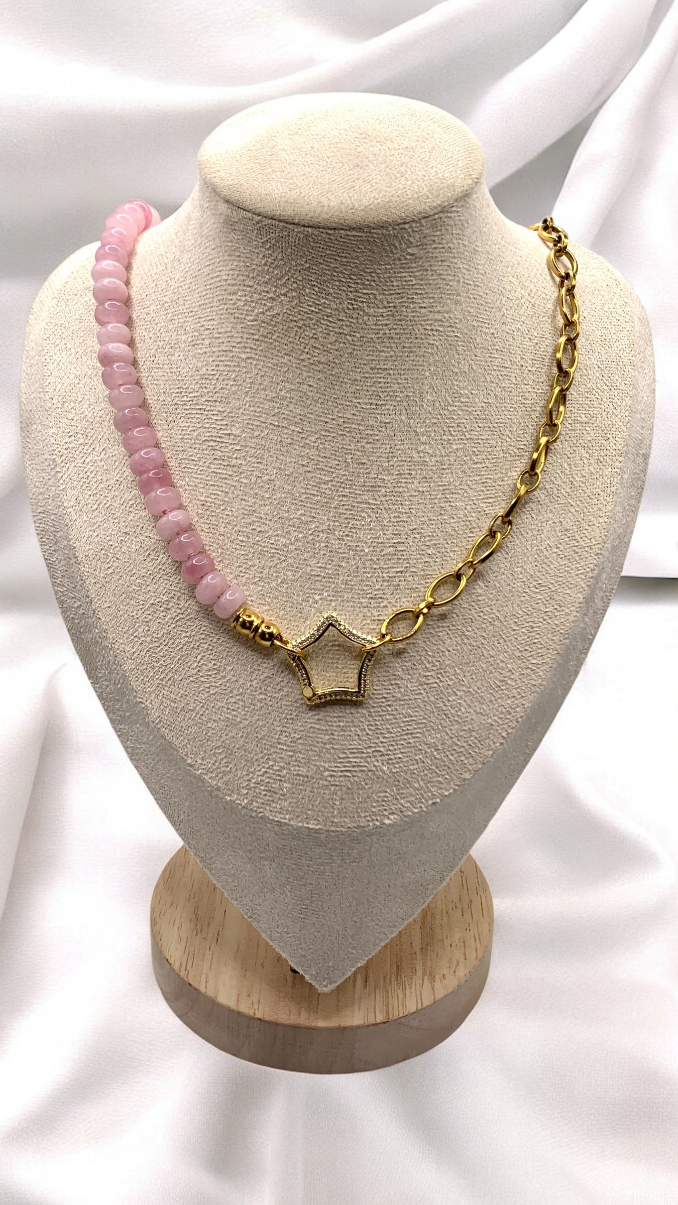 Kette Pink Jade Star AMM