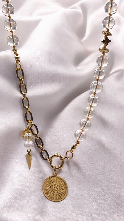 Kette Shiny Transparent Pearl AMM
