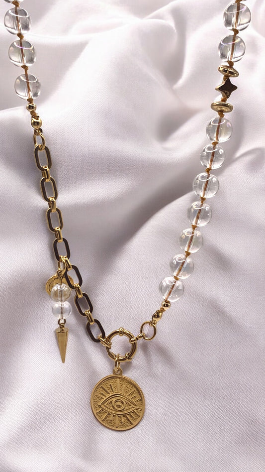Kette Shiny Transparent Pearl AMM