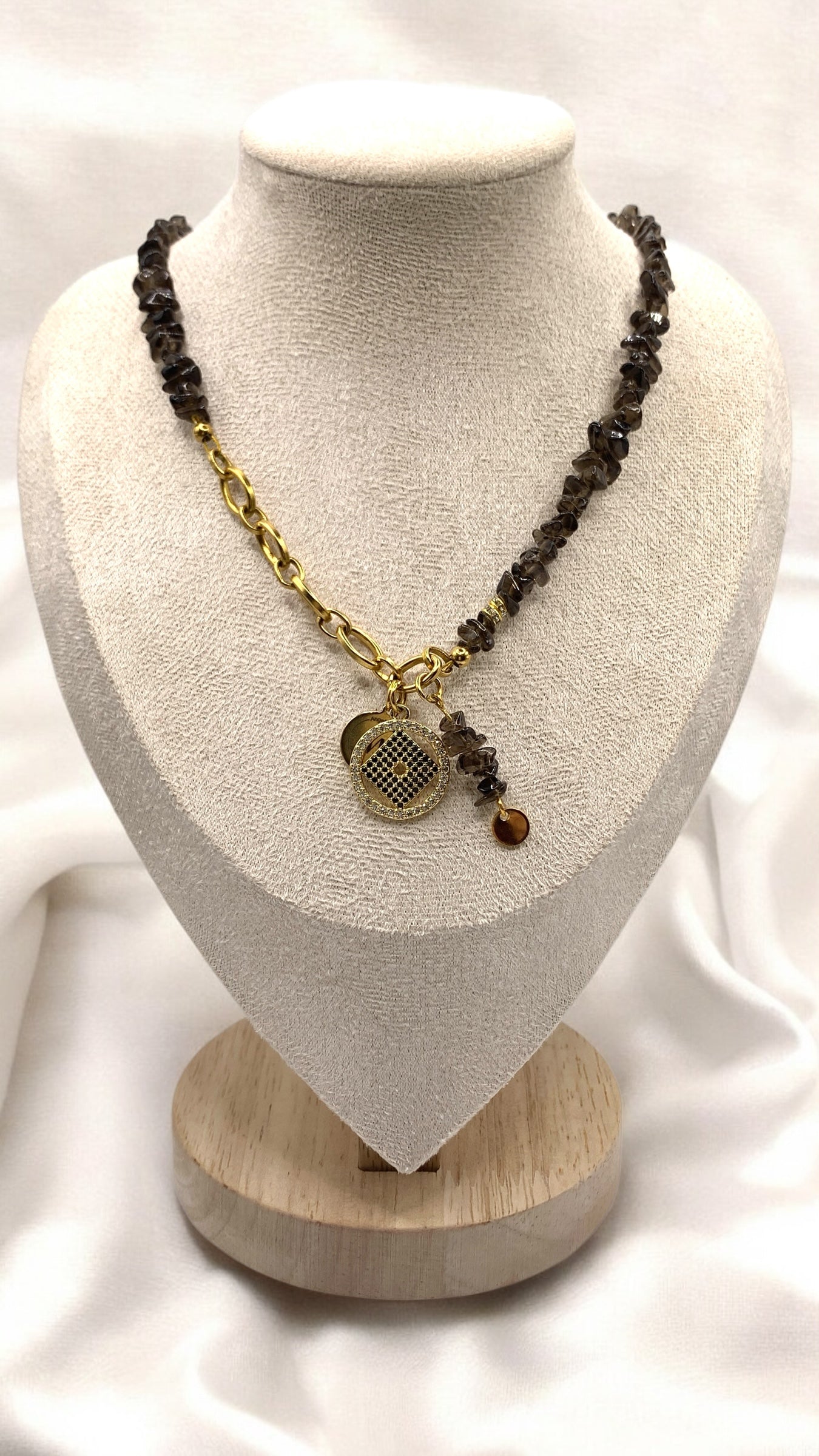 Kette Glittering Smoky Quartz AMM