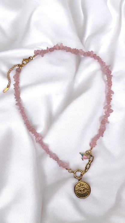 Kette Sweet Quartz Bird AMM