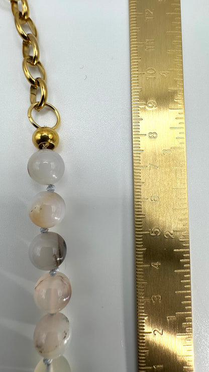 Kette Chalcedone Cross AMA