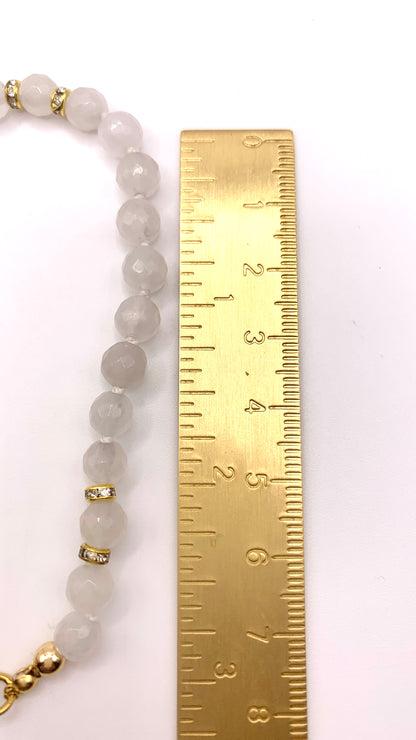 Armband White Pearl AMM