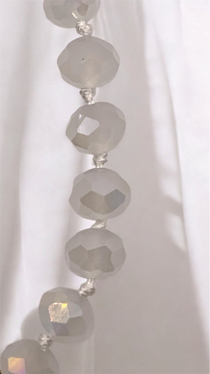 Armband White Crystal Plate AMM