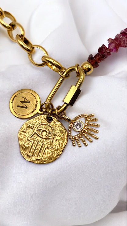 Kette Pretty Granat Splitter AMM