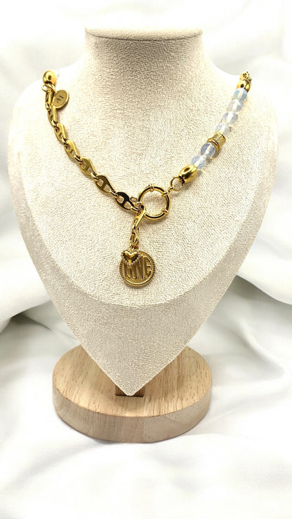 Kette Faceted Opal Love AMM