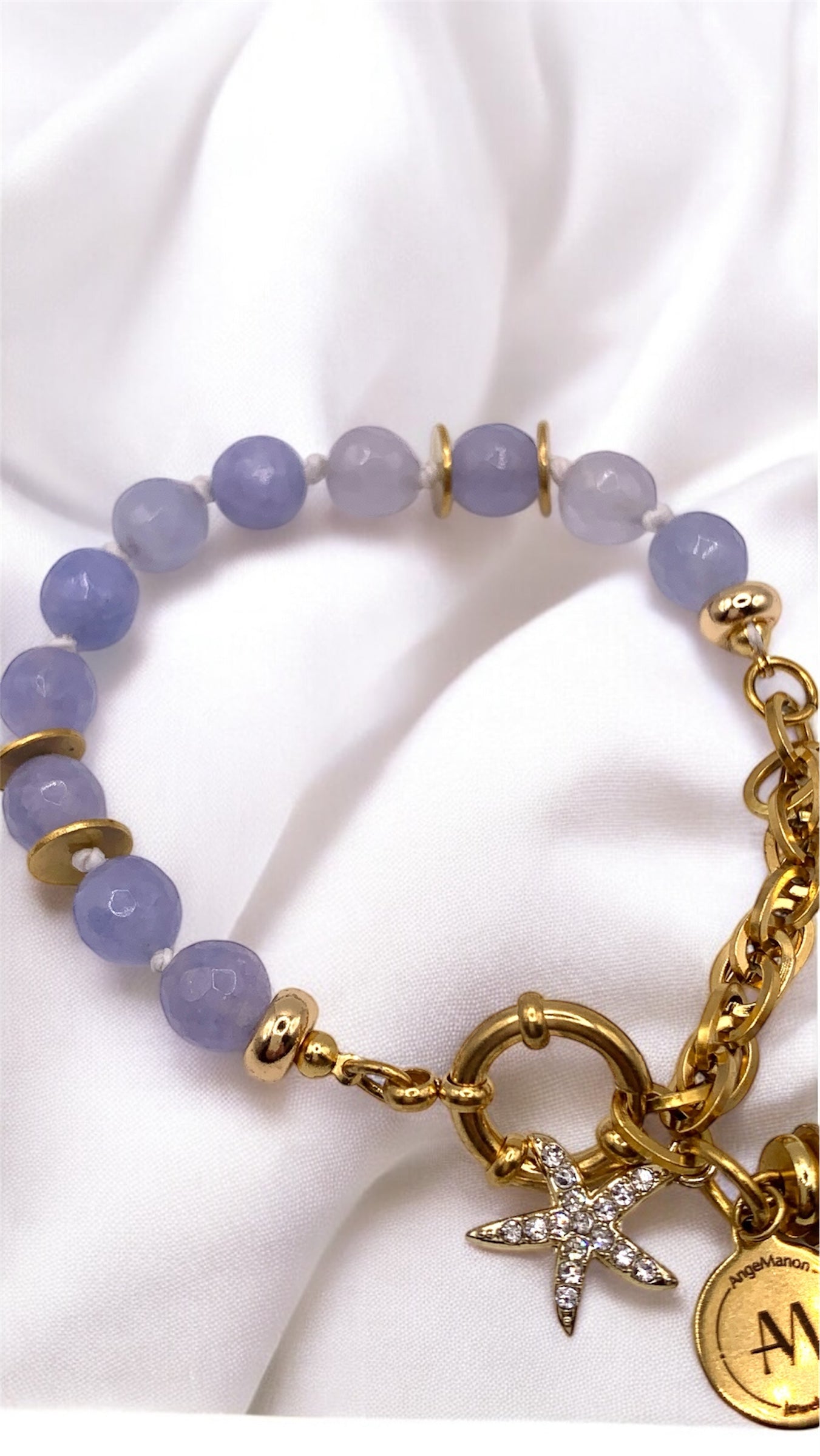 Armband Aquamarin Starfish AMM