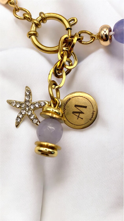 Kette Aquamarin Starfish AMM