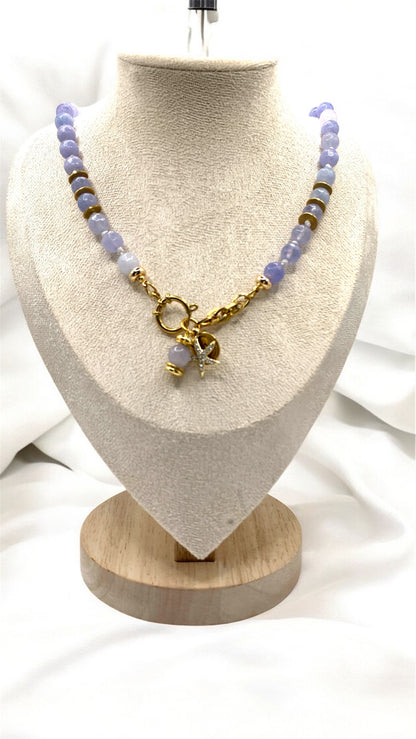 Kette Aquamarin Starfish AMM