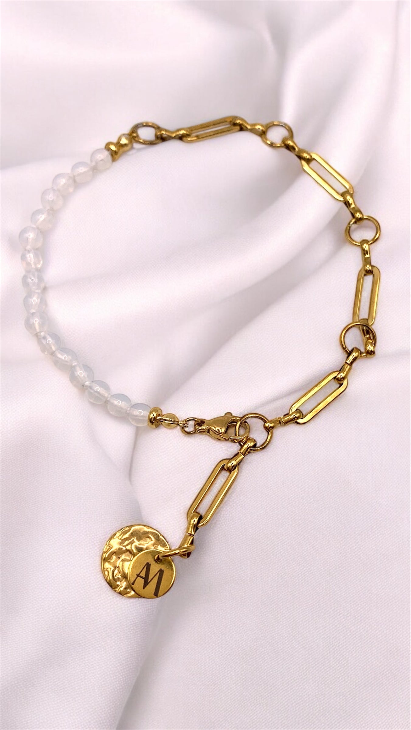 Armband White Crystal AMM