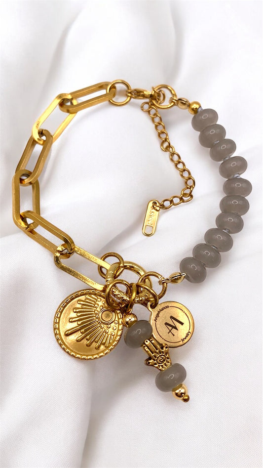 Armband Gray Circle Sun AMM