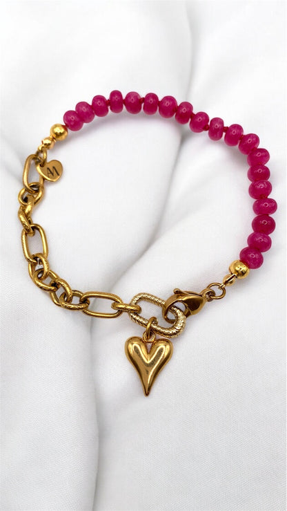 Armband Pink Heart AMM
