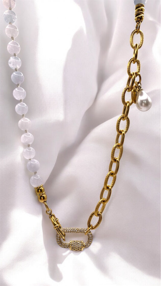 Kette Light Blue Pearl AMM