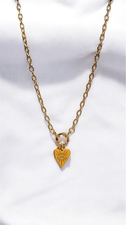 Kette Layer Golden Heart AMM