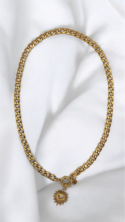Kette Layer Sun- Heart AMM