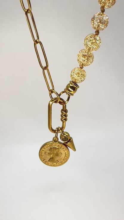 Kette Champagner Quarz AMA